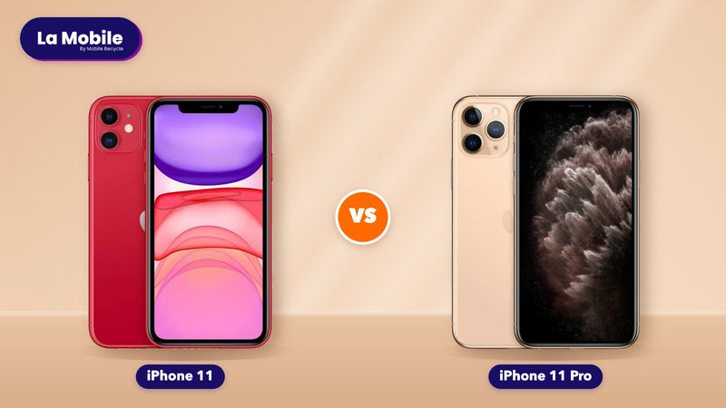 Comparatif iPhone 11 vs iPhone 11 Pro reconditionnés – La Mobile