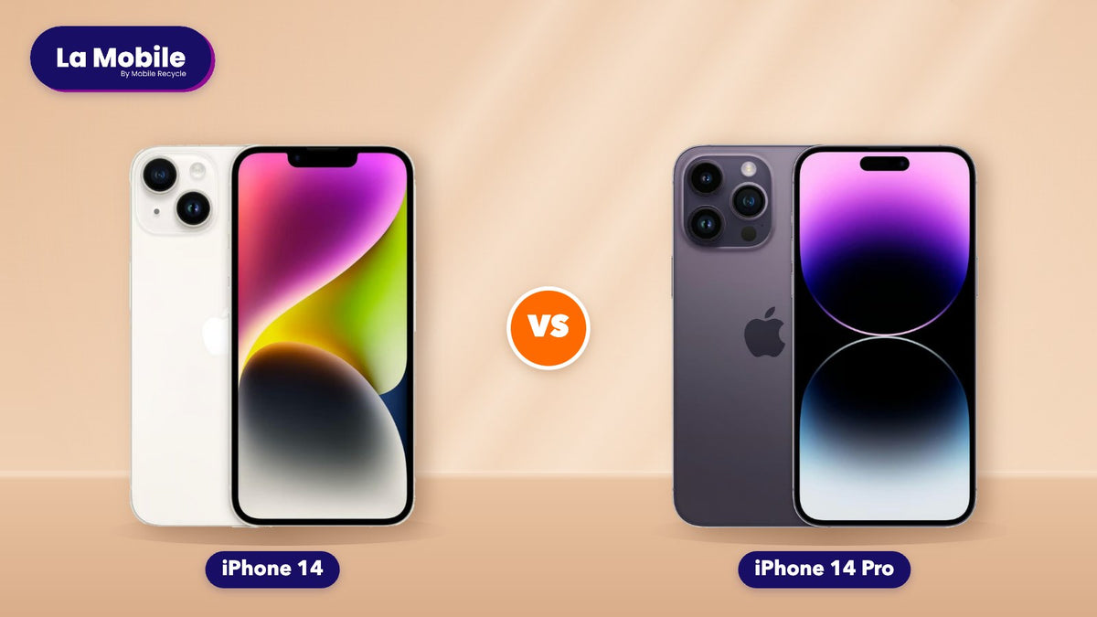 Comparatif iPhone 14 vs iPhone 14 Pro reconditionnés – La Mobile