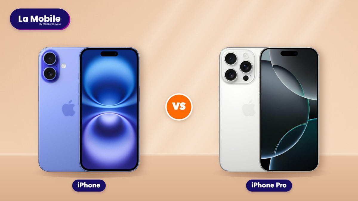 Comparatif iPhone vs iPhone Pro reconditionnés – La Mobile