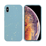 Coque Bambou Biodégradable PROTECT iPhone X/iPhone XS Bleu – La Mobile
