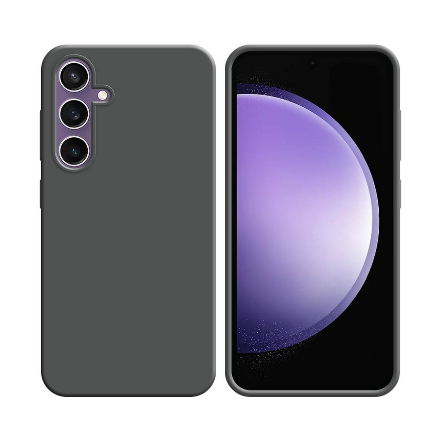 Coque Silicone Compatible Samsung Galaxy S23 FE Gris – La Mobile