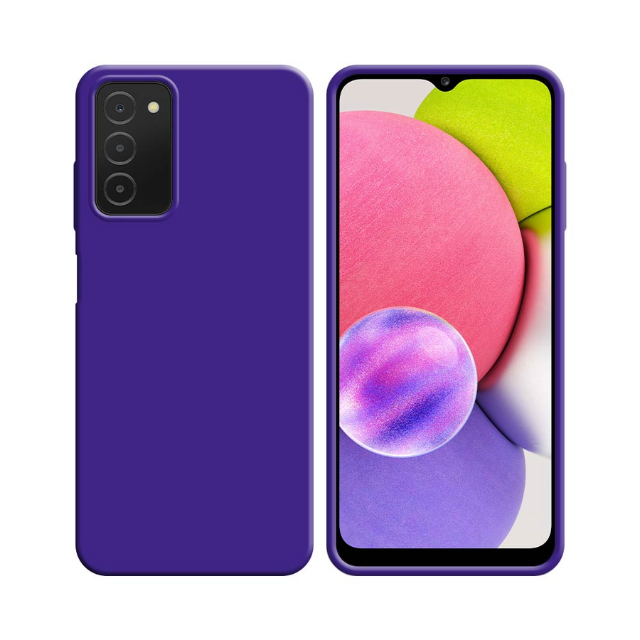 Coque Silicone Compatible Samsung Galaxy A03s Mauve – La Mobile
