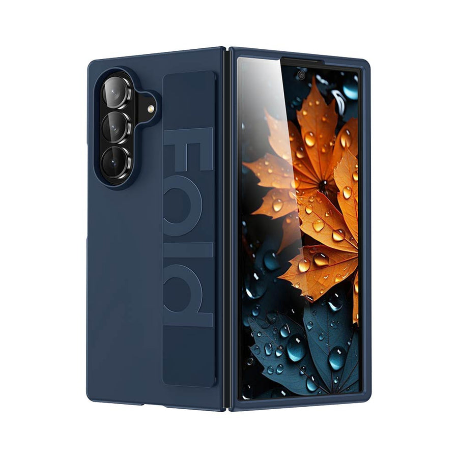 Coque avec Dragonne Z-FO2 Samsung Galaxy Z Fold 8 Ultra Bleu – La Mobile