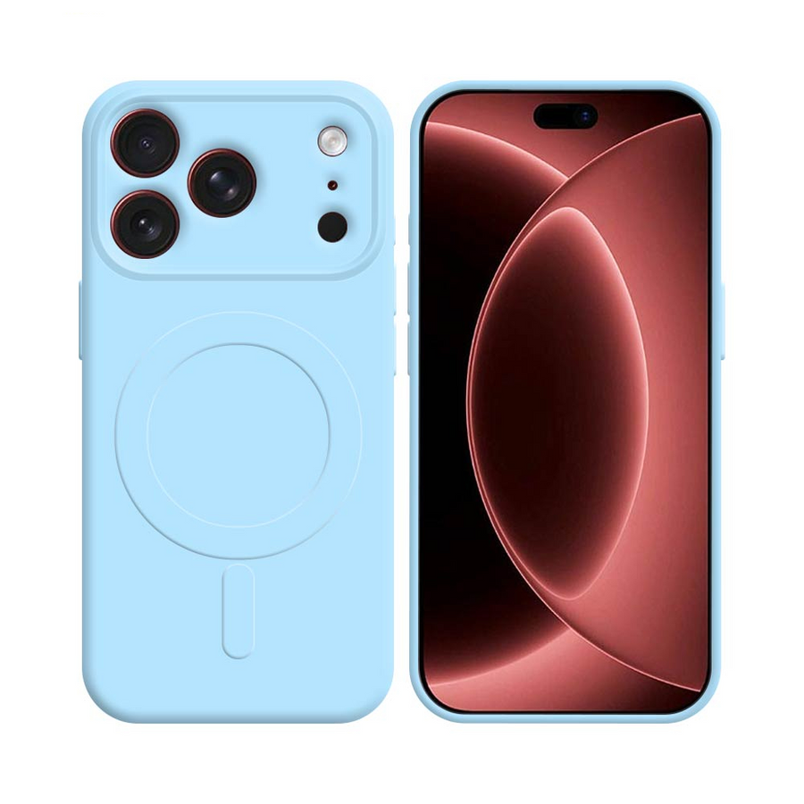 Coque MagSafe IZ001 iPhone 17 Pro Bleu Clair