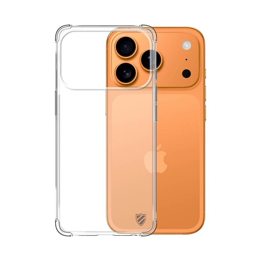 Coque Silicone Renforcée iPhone 17 Pro Transparent