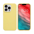 Coque Bambou Biodégradable iPhone 14 Pro Jaune