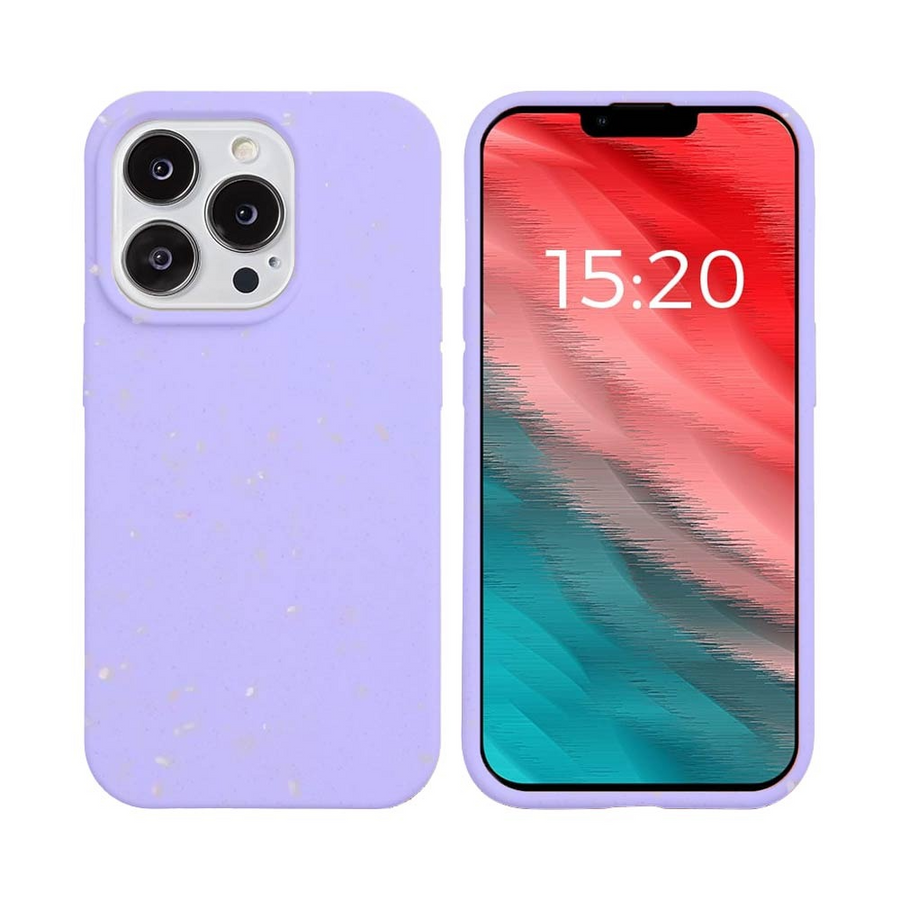 Coque Bambou Biodégradable iPhone 14 Pro Violet Clair