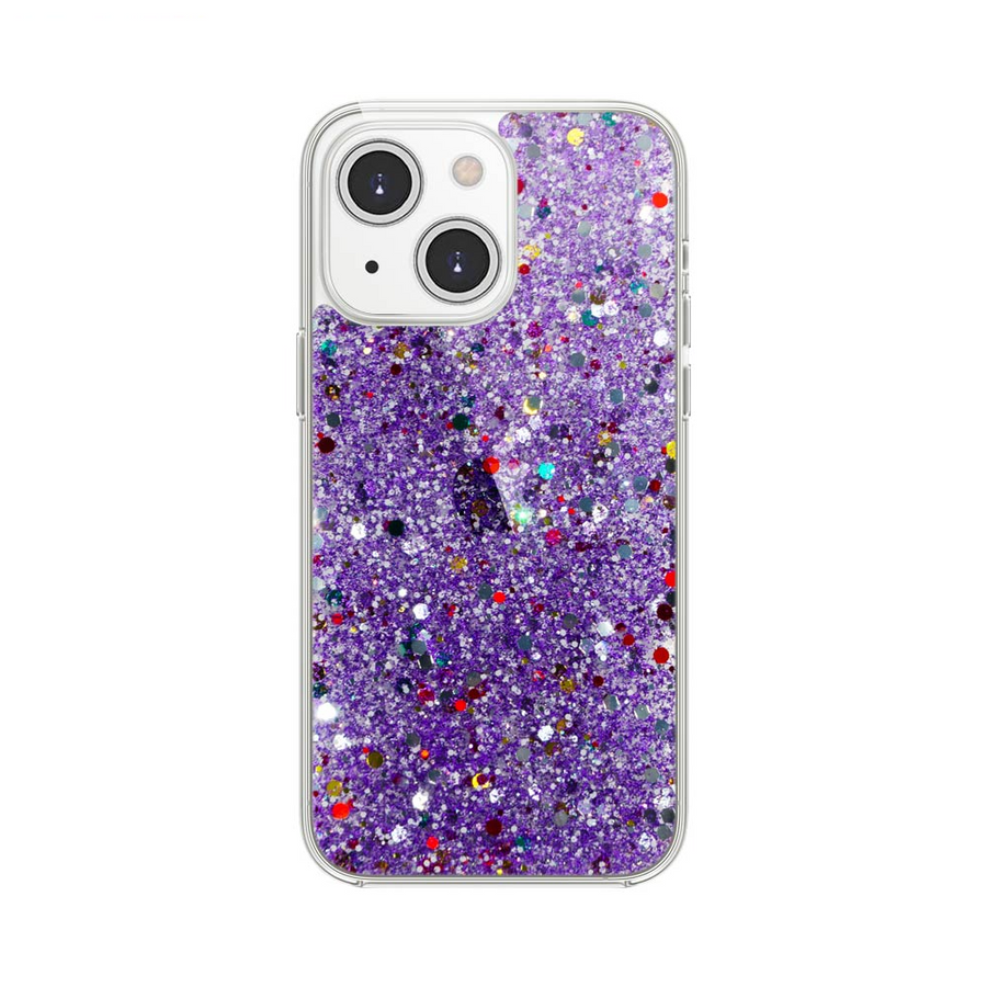 Coque Twinkle Pailletée iPhone 15 Plus Violet