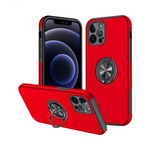 Coque avec Anneau IE013 iPhone 12 Pro Rouge