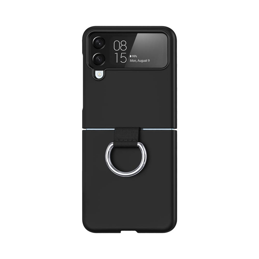 Coque avec Anneau Z-FL2 Samsung Galaxy Z Flip4 Noir