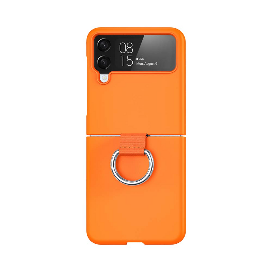 Coque avec Anneau Z-FL2 Samsung Galaxy Z Flip4 Orange