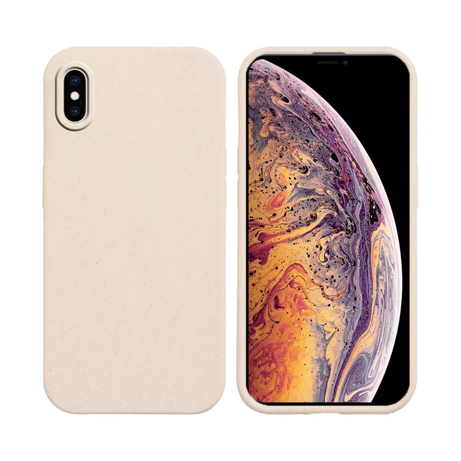 Coque Bambou Biodégradable iPhone XS Max Rose