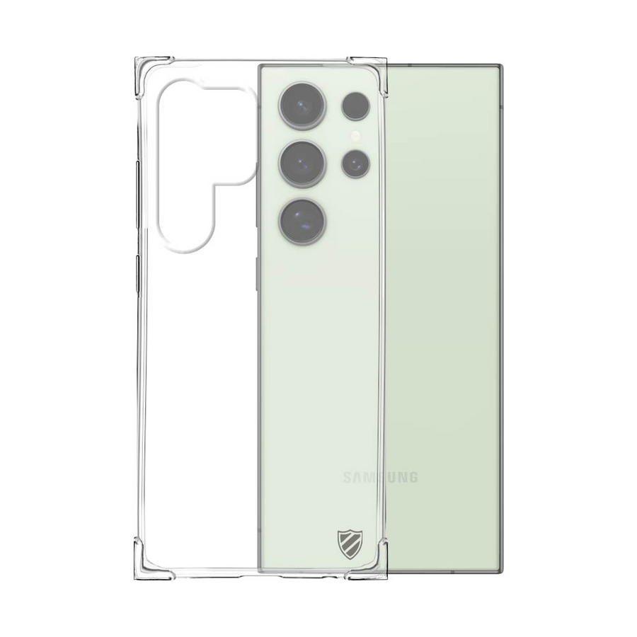 Coque Silicone Renforcée Samsung Galaxy S24 Ultra 5G Transparent