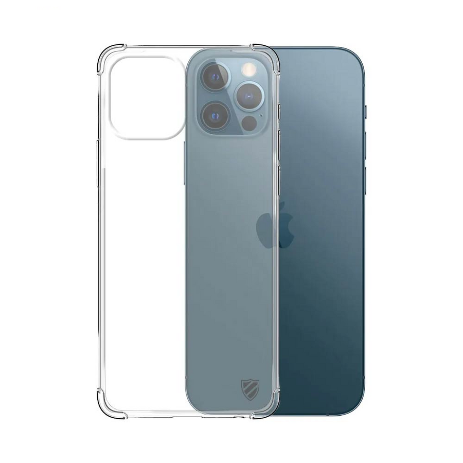 Coque Silicone Renforcée iPhone 12 Pro Transparent