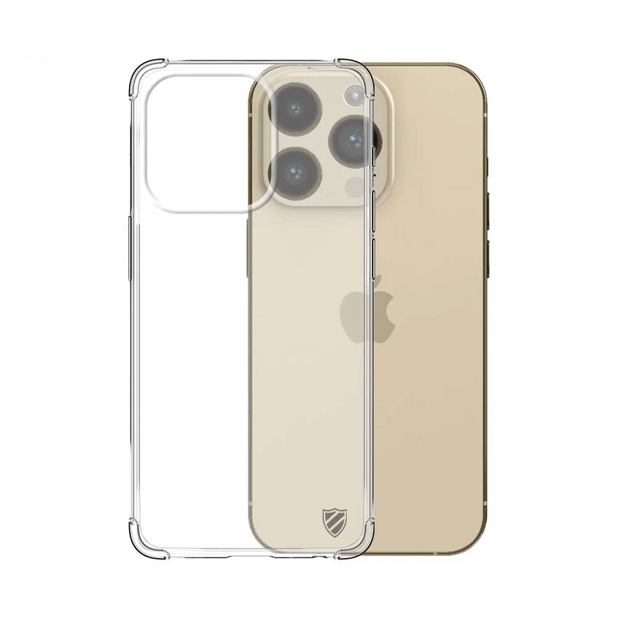 Coque Silicone Renforcée iPhone 14 Pro Transparent