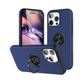 Coque avec Anneau IE013 iPhone 16 Pro Bleu