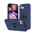 Coque avec Anneau IE013 iPhone 16 Bleu