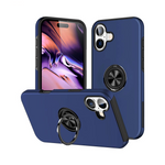 Coque avec Anneau IE013 iPhone 16 Bleu