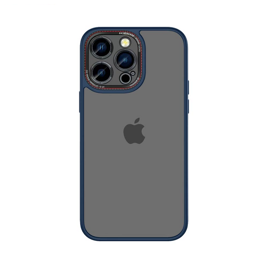 Coque Canon Lens iPhone 16 Pro Bleu
