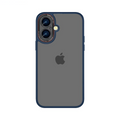 Coque Canon Lens iPhone 16 Plus Bleu