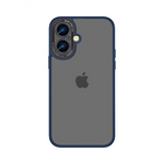 Coque Canon Lens iPhone 16 Plus Bleu