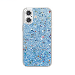 Coque Twinkle Pailletée iPhone 16 Bleu