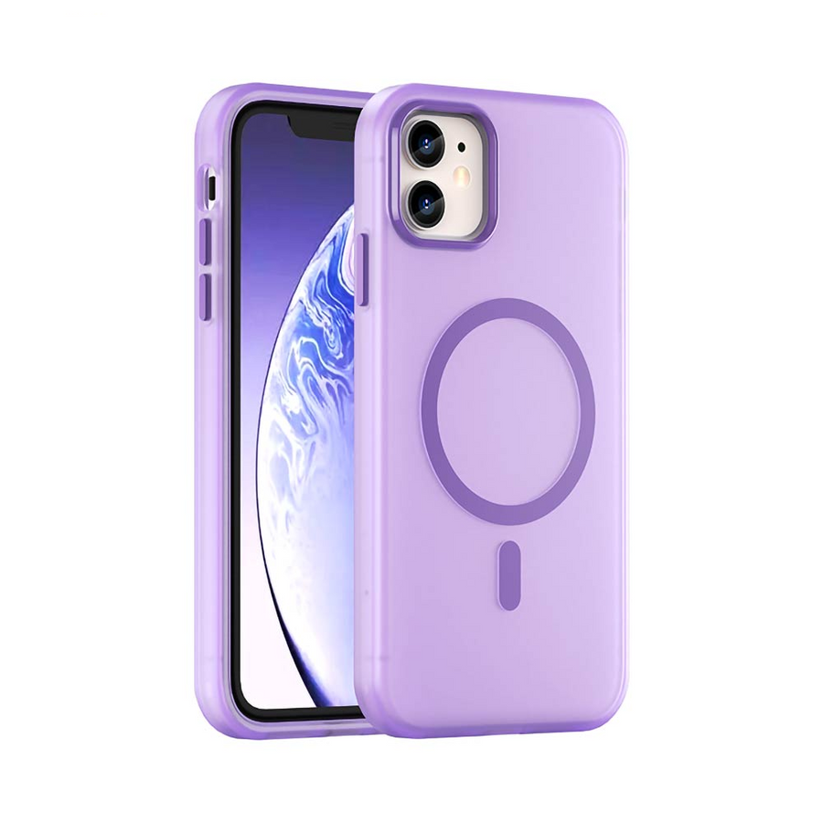 Coque MagSafe MF-006 iPhone 11 Violet Foncé