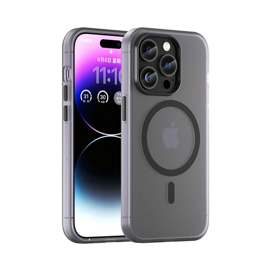 Coque MagSafe MF-006 iPhone 14 Pro Max Noir