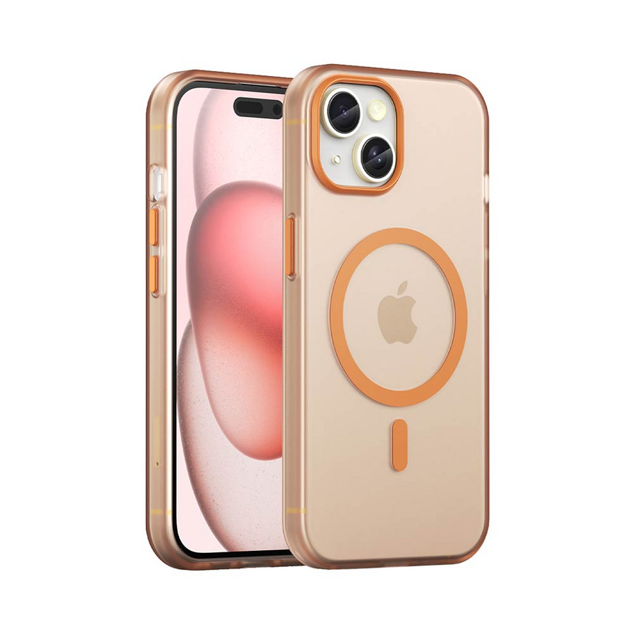 Coque MagSafe MF-006 iPhone 15 Orange