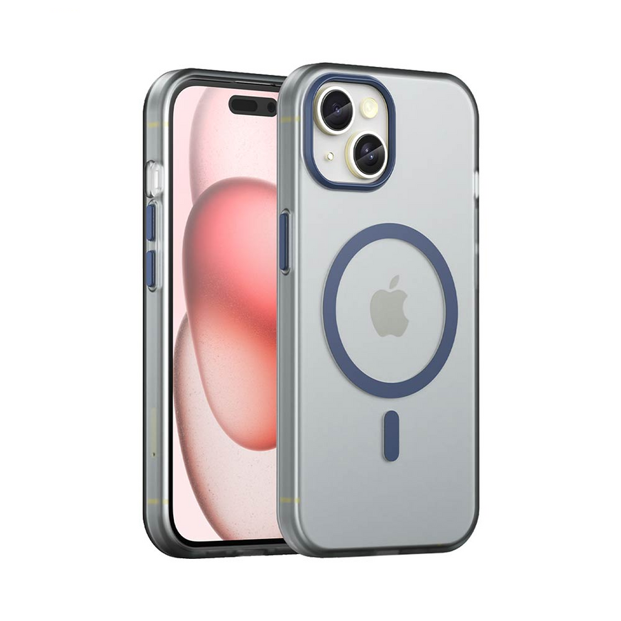 Coque MagSafe MF-006 iPhone 15 Bleu Marine