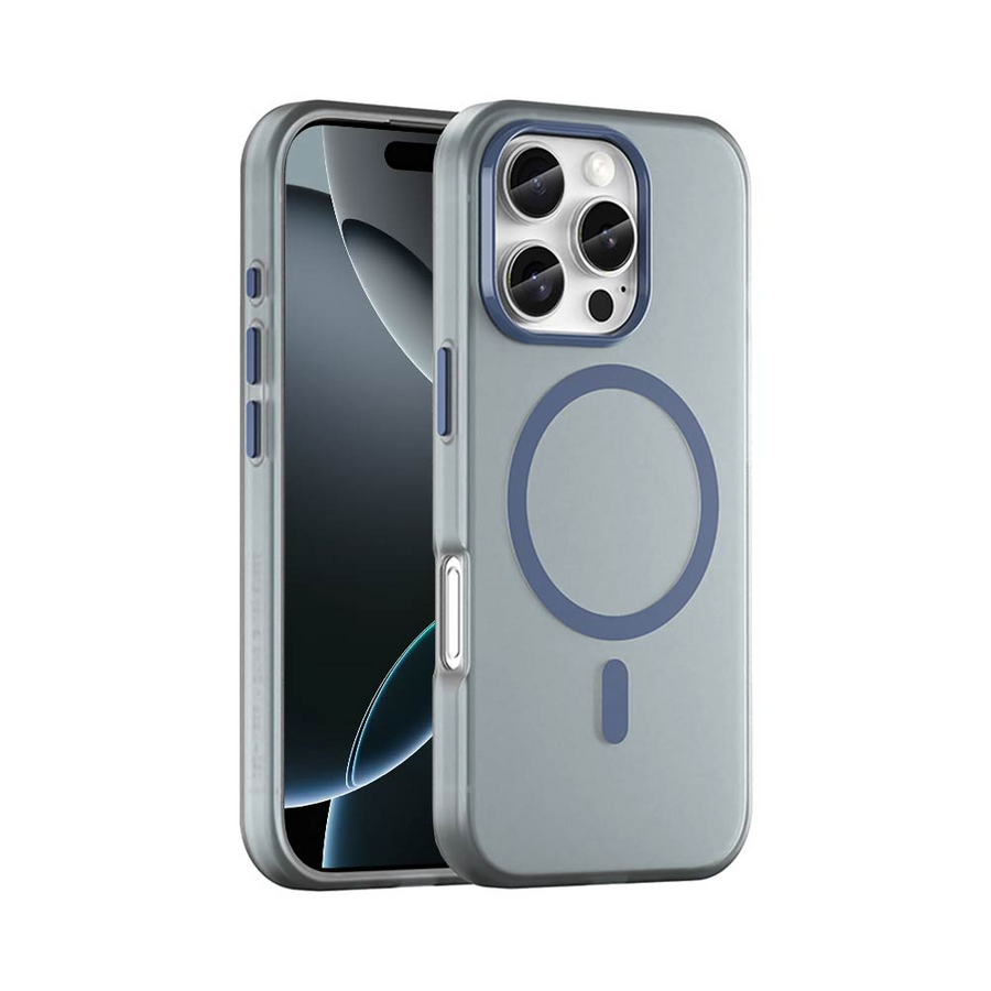 Coque MagSafe MF-006 iPhone 16 Pro Bleu Marine