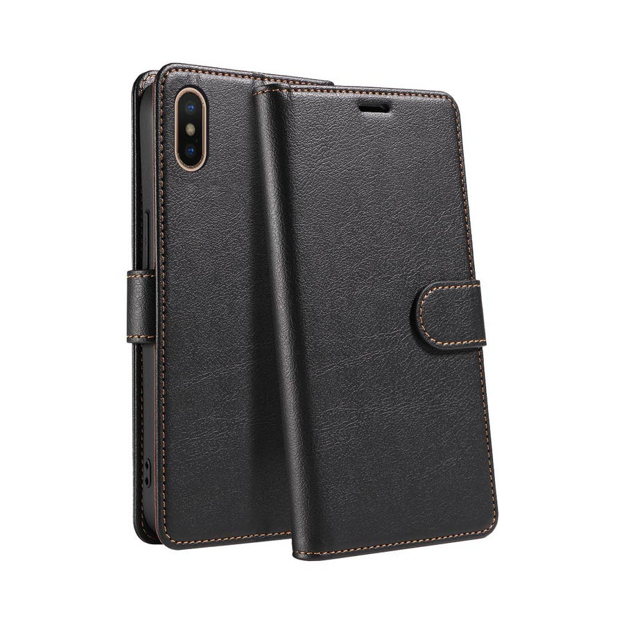 Housse Portefeuille IP011 iPhone X Noir