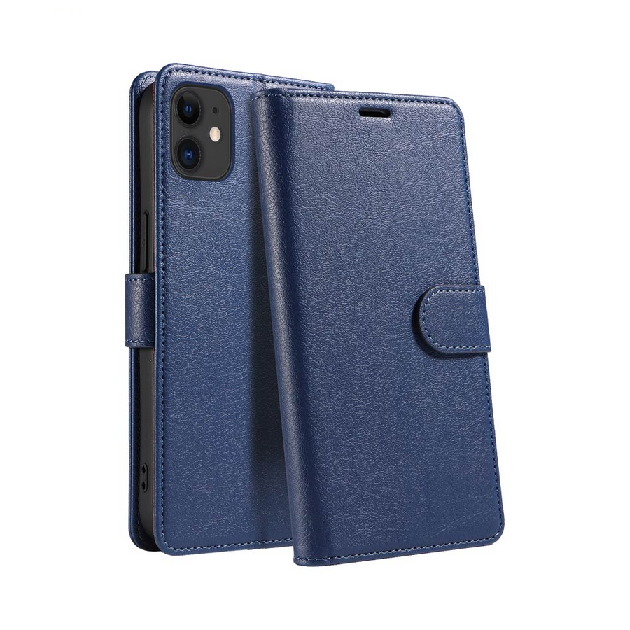 Housse Portefeuille IP011 iPhone 11 Bleu Marine