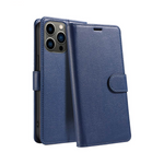 Housse Portefeuille IP011 iPhone 12 Bleu Marine