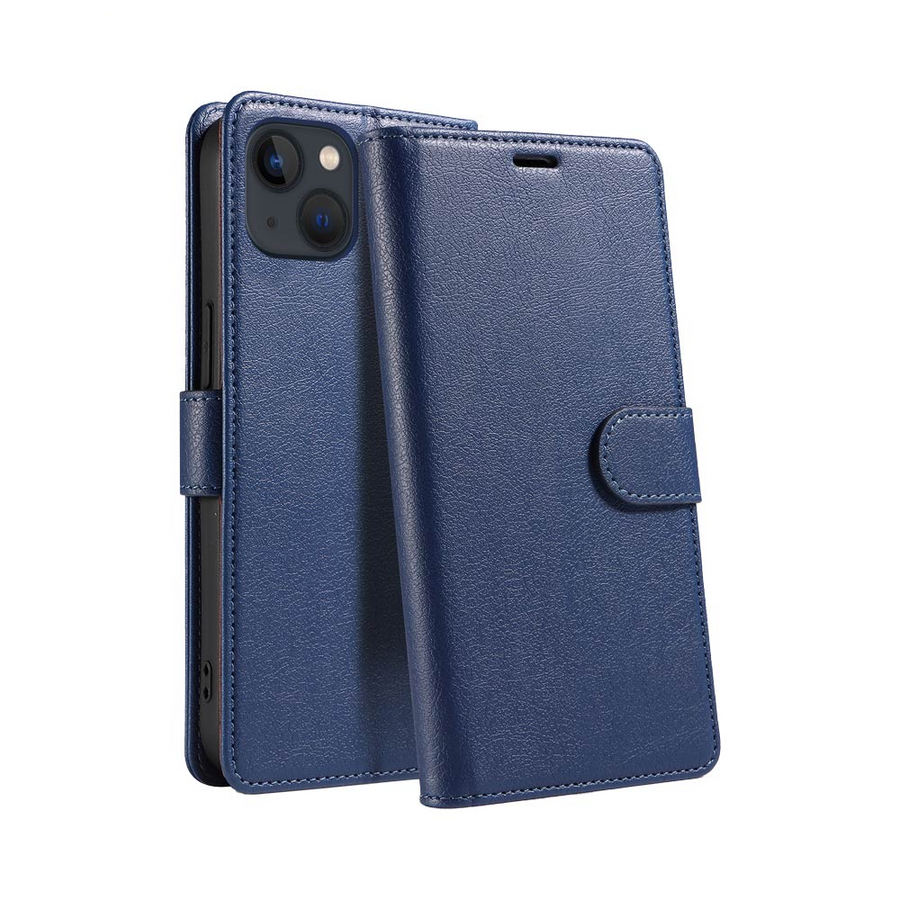 Housse Portefeuille IP011 iPhone 13 Bleu Marine