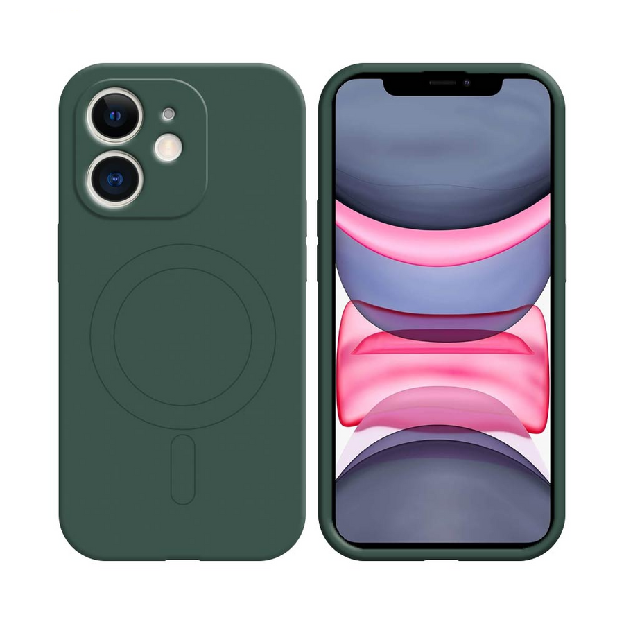 Coque MagSafe IZ001 iPhone 11 Vert Foncé