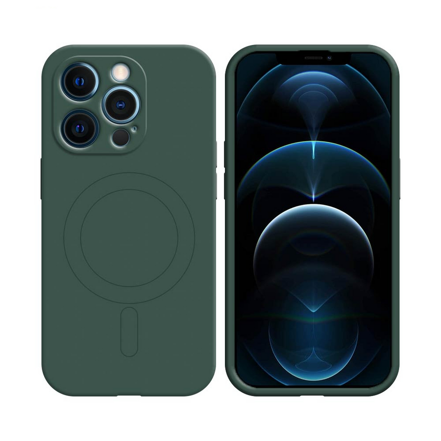 Coque MagSafe IZ001 iPhone 12 Pro Max Vert Foncé