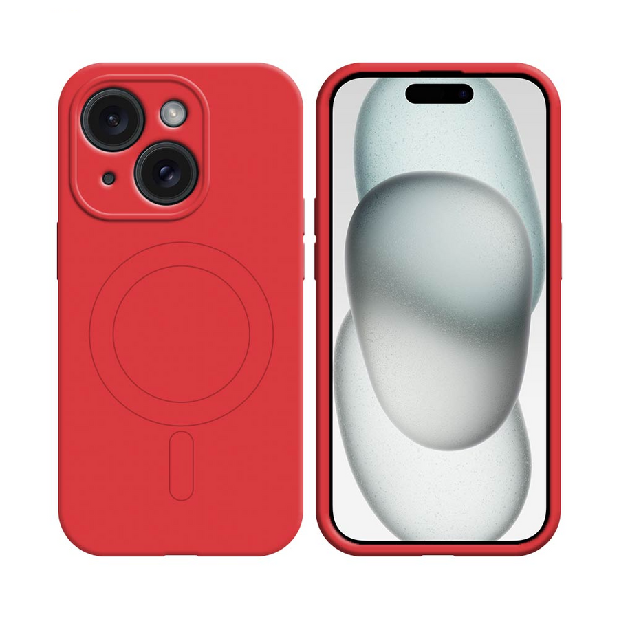 Coque MagSafe IZ001 iPhone 15 Rouge