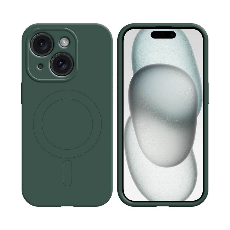 Coque MagSafe IZ001 iPhone 15 Plus Vert Foncé