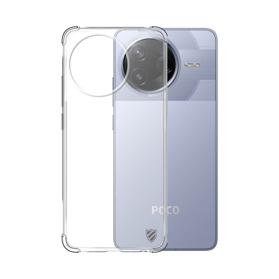 Coque Silicone Renforcée Poco F7 Pro Transparent