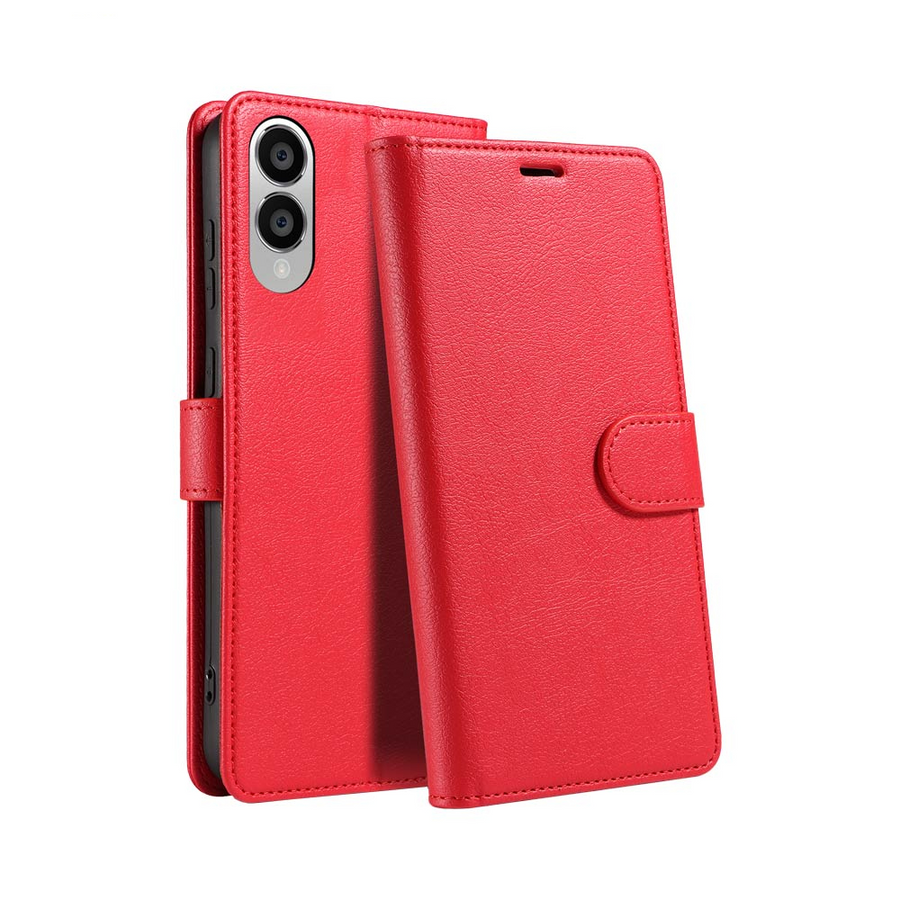 Housse Portefeuille IP011 Samsung Galaxy S25 Edge Rouge