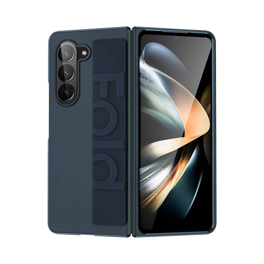 Coque avec Dragonne Z-FO2 Samsung Galaxy Z Fold6 Bleu