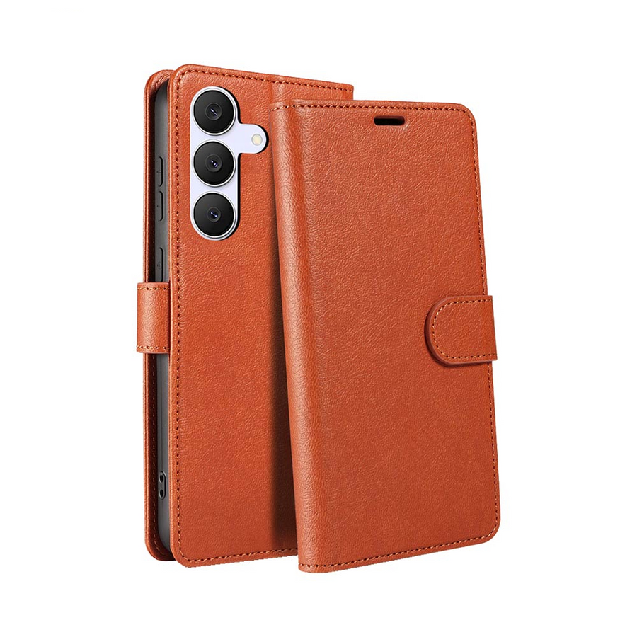 Housse Portefeuille IP011 Samsung Galaxy S25 FE Marron