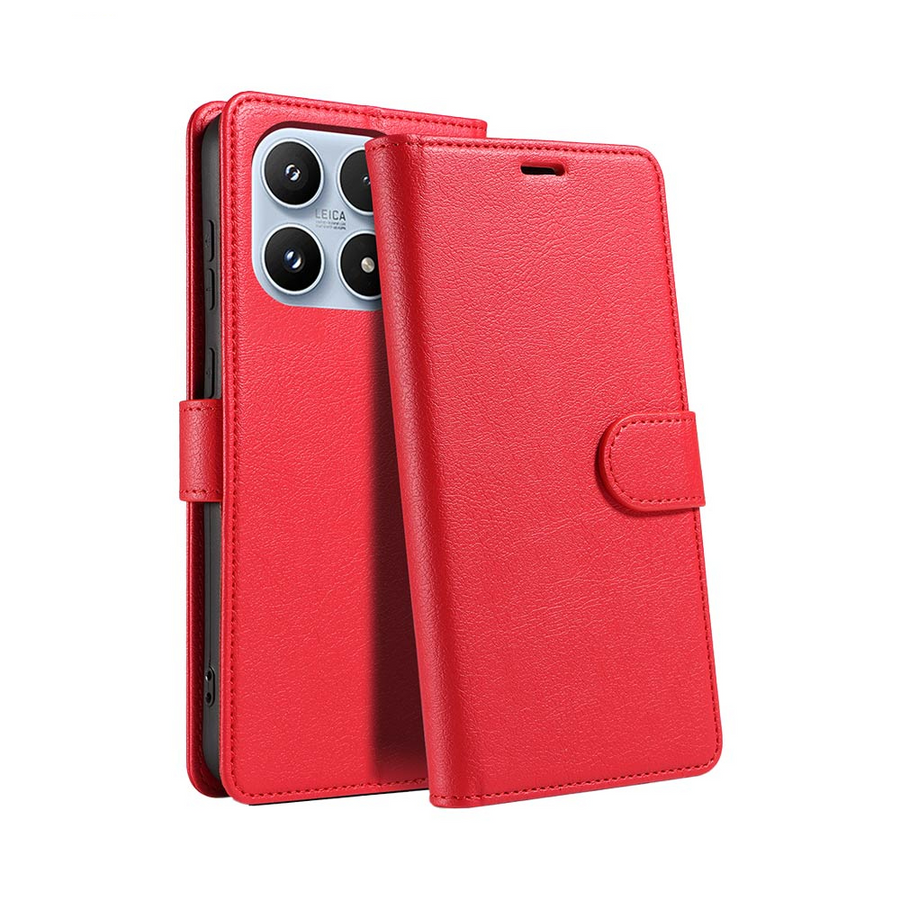 Housse Portefeuille IP011 Xiaomi 17 Rouge