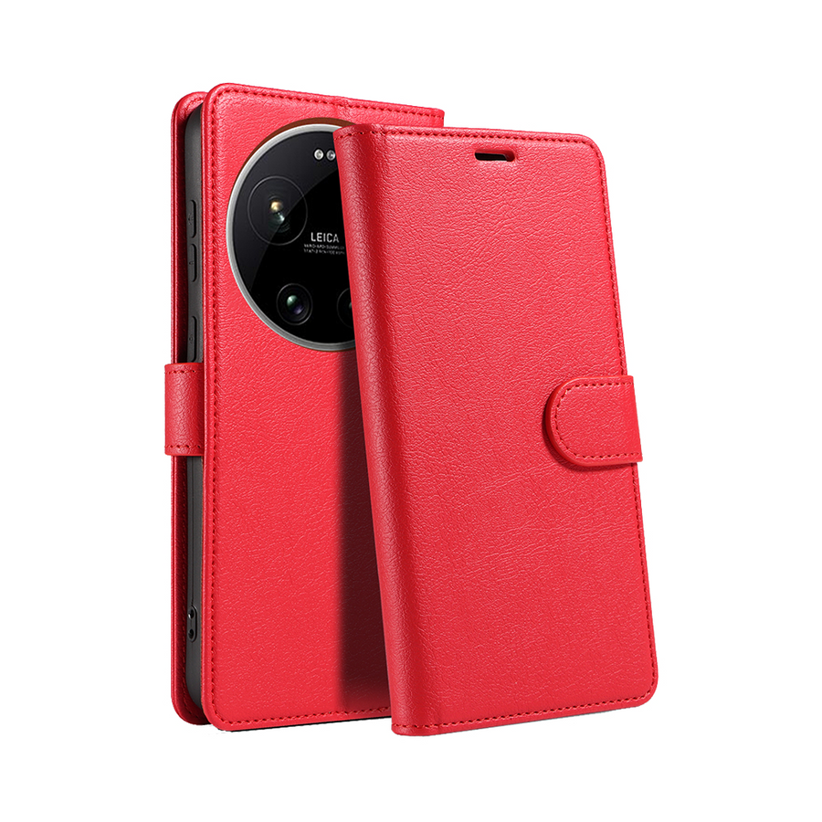 Housse Portefeuille IP011 Xiaomi 17 Ultra Rouge