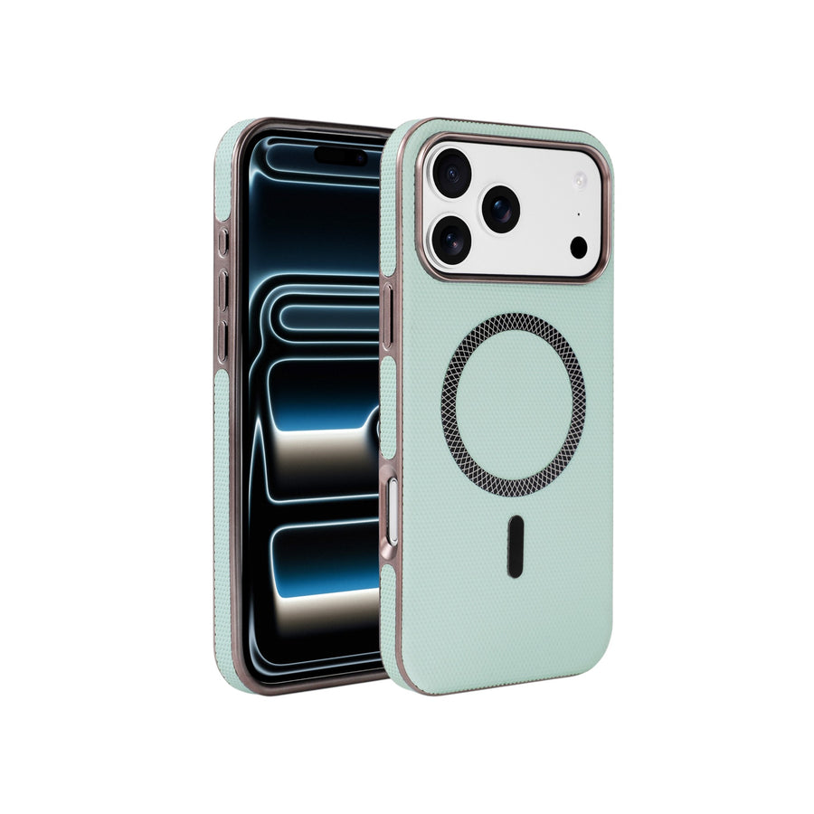 Coverme Coque WEAVE MagSafe iPhone 17 Pro Max/18 Pro Max Vert Clair – La Mobile
