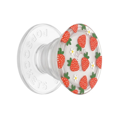 PopSockets PopGrip Clear Berries and Cream