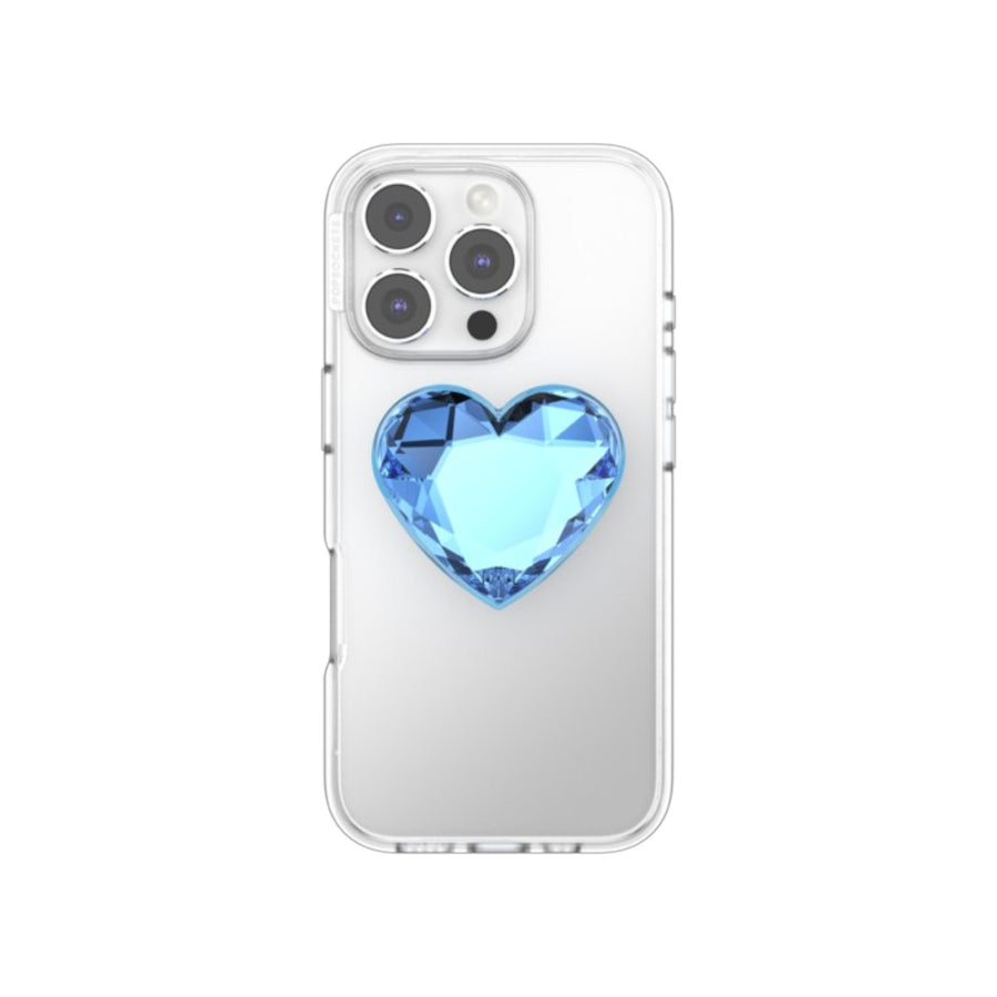 PopSockets PopGrip Cœur Cristal Givré – La Mobile