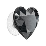 PopSockets PopGrip Cœur Cristal Noir Pailleté – La Mobile