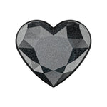 PopSockets PopGrip Cœur Cristal Noir Pailleté – La Mobile